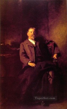 ジョン・シンガー・サージェント Painting - ヘンリー・リー・ヒギンソンの肖像画 ジョン・シンガー・サージェント